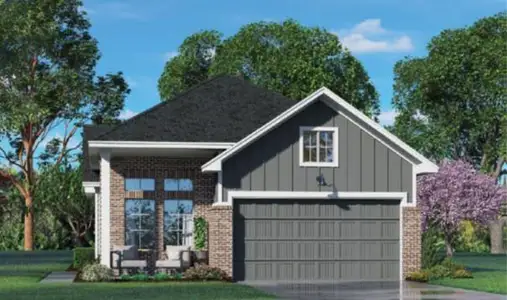 New construction Single-Family house 26834 Jovial Meadow Ln, Hockley, TX 77447 plan Tanlay – Chateau Collection - image