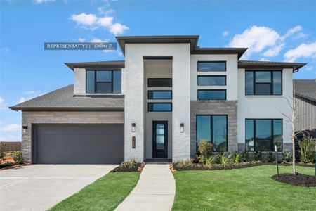 New construction Single-Family house 1049 Palm Canyon Ln, Katy, TX 77493 plan The Collins - image