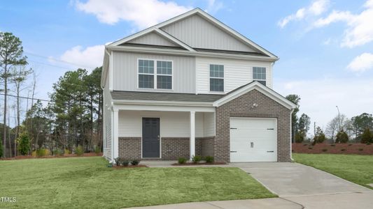 New construction Single-Family house 3608 Drafton Dr, Raleigh, NC 27610 The Oliver- photo 0 0