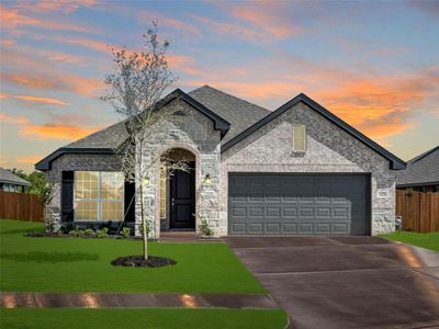 New construction Single-Family house 1225 Alderwood Lane, Crowley, TX 76036 Concept 2065- photo 0