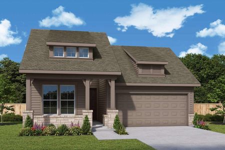 New construction Single-Family house 2038 Lobo Ct, Todd Mission, TX 77316 plan The Columbus - image