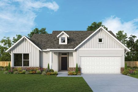 New construction Single-Family house 249 Pine Bark Dr, Buda, TX 78610 plan The Homestead - image