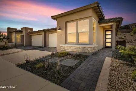 New construction Duplex house 4155 Desert Moon Dr, Wickenburg, AZ 85390 plan Evia Elevation A - image