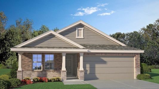 New construction Single-Family house 229 Creekfall Rd, Burnet, TX 78611 Roosevelt- photo 0
