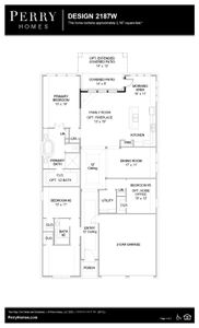 Floor Plan for 2187W