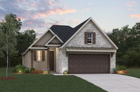 New construction Single-Family house 2810 Cedar Branch Ln, Iowa Colony, TX 77583 plan Cambridge - image