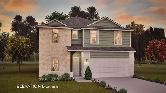 New construction Single-Family house 2211 Shalmar Dr, West Columbia, TX 77486 plan Concho - image