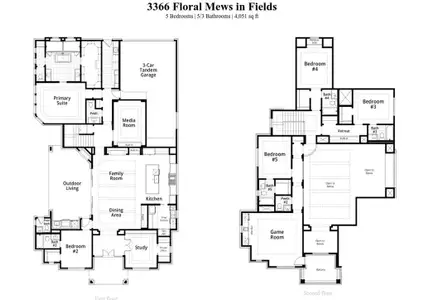 New construction Single-Family house 3366 Floral Mews, Frisco, TX 75033 Plan Giselle- photo 1 1