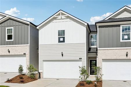 New construction Townhouse house 7842 Marie Wy, Fairburn, GA 30213 plan Jewel - image