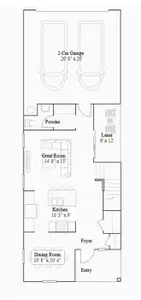 New construction Single-Family house 7250 Summer Avy Aly, Orlando, FL 32829 plan Brookside - image