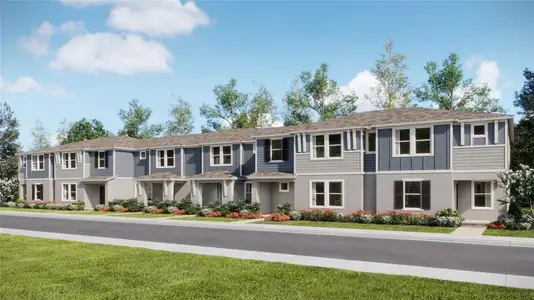 New construction Townhouse house 4491 Elliots Astor Blvd, St. Cloud, FL 34772 - image