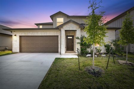 New construction Single-Family house 10310 Mager Ln, Hutto, TX 78634 The Pearl (C452)- photo 0