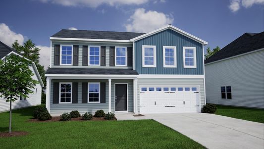New construction Single-Family house 60 Mistflower Dr, Youngsville, NC 27596 plan McDowell - image