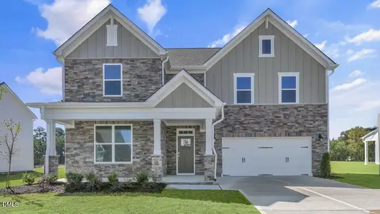 New construction Single-Family house 163 Gilmer St, Fuquay Varina, NC 27526 plan HARTWELL - TRADITION PLUS - image