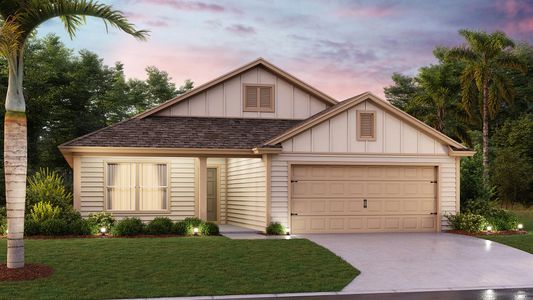 New construction Single-Family house 59 Hardwood Trl, Palm Coast, FL 32137 plan Avon - image