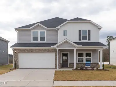 New construction Single-Family house 4016 Wesley Chapel Wy, Raleigh, NC 27616 plan Sherwood - image