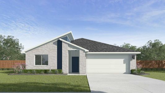 New construction Single-Family house 403 Morning Glory Loop, Kyle, TX 78640 The Irvine- photo 0