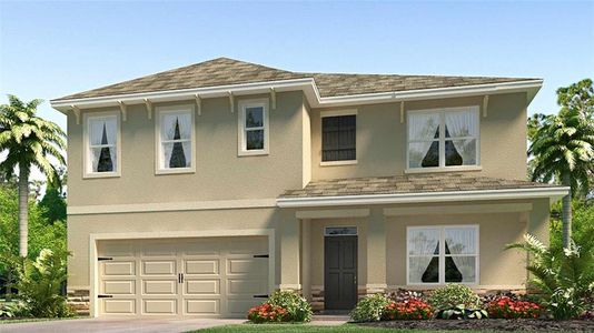 New construction Single-Family house 3314 Shady Sunrise Loop, Plant City, FL 33565 Hayden- photo 0