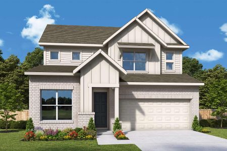 New construction Single-Family house 1914 Barrow Wy, Montgomery, TX 77316 plan The El Paso - image