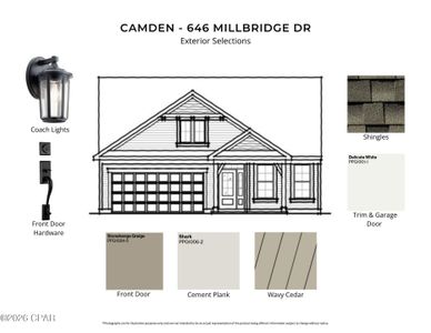 New construction Single-Family house 646 Millbridge Dr, Panama City Beach, FL 32413 plan Camden - image