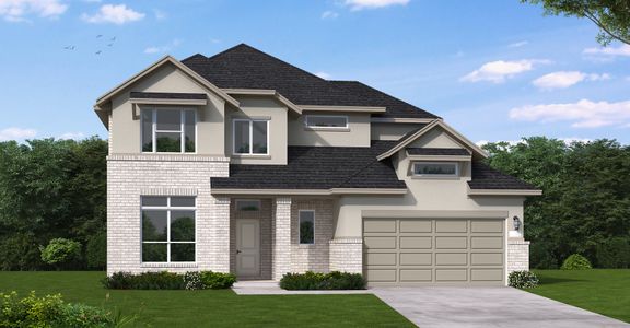 New construction Single-Family house 143 Mineral River Lp, Kyle, TX 78640 plan Caddo Mills - image