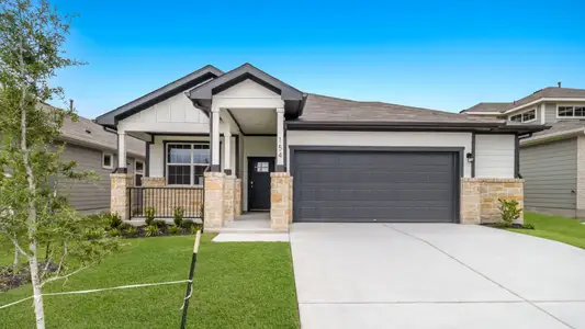 New construction Single-Family house 116 Caddo Bnd, Kyle, TX 78640 plan The Abbot II - image