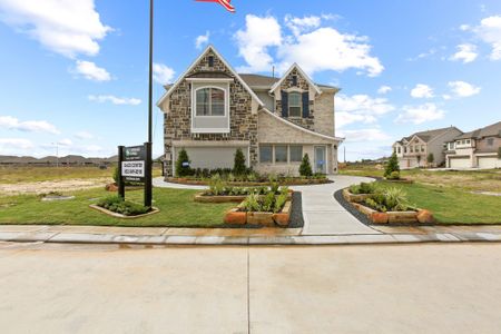 New construction Single-Family house 5259 Capricorn Wy, Manvel, TX 77578 Summerhouse - Villas Collection- photo 0