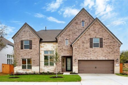 New construction Single-Family house 116 Barnstorm Ln, Georgetown, TX 78633 The Carter IX- photo 0