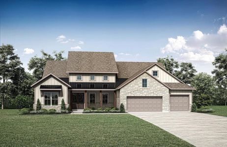 New construction Single-Family house 2142 Muller Ln, Todd Mission, TX 77316 plan Leighton - image