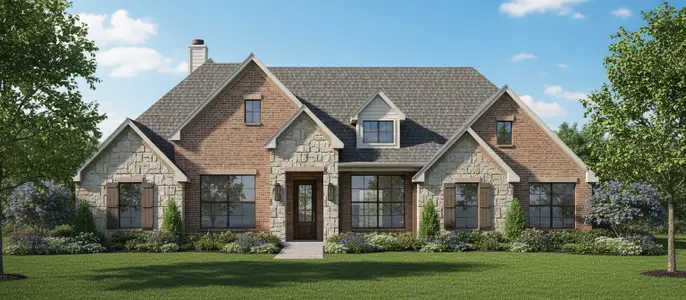 New construction Single-Family house 504 Pernell Ct, Weatherford, TX 76087 plan The Tyler - image