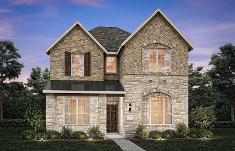 New construction Single-Family house 1205 Corleone Ln, Celina, TX 75009 Courtyard- photo 3 3