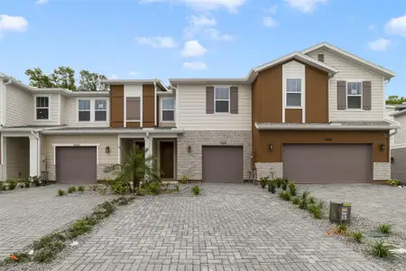 New construction Townhouse house 1665 Greenleaf Woods Cv, Oviedo, FL 32765 plan Magnolia - image