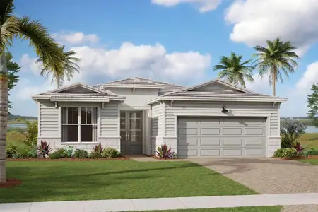 New construction Single-Family house 10040 Sw Carnelian St, Port St. Lucie, FL 34987 plan Clarion - image