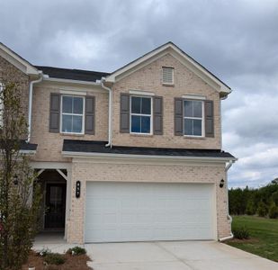 New construction Townhouse house 833 Pensive Run, Dacula, GA 30019 Dylan End Unit- photo 0