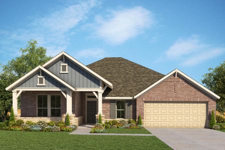 New construction Single-Family house 1312 Spotted Jaguar, New Braunfels, TX 78132 plan The Ridgegate - image