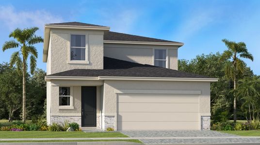 New construction Single-Family house 2192 Marigold Trl Nw, Palm Bay, FL 32907 Columbia- photo 0