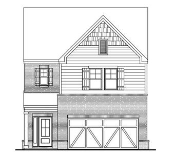 New construction Townhouse house Dawsonville, GA 30534 plan The Lawrence - image
