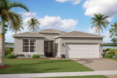 New construction Single-Family house 10264 Sw Carnelian St, Port St. Lucie, FL 34987 plan Clarion - image