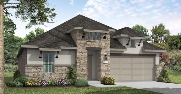 New construction Single-Family house 143 Mineral River Lp, Kyle, TX 78640 plan Denison - image