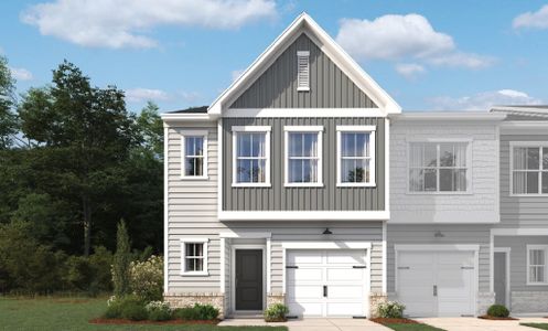 New construction Townhouse house 600 Rosy Ct, Rolesville, NC 27571 plan Dogwood - image