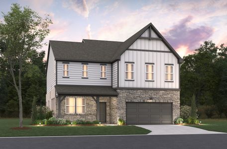 New construction Single-Family house 858 Rock Springs Rd, Lawrenceville, GA 30043 plan Newton - image
