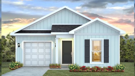 New construction Single-Family house 337 Robinson Bluff Rd, Panama City Beach, FL 32407 plan Delilah - image