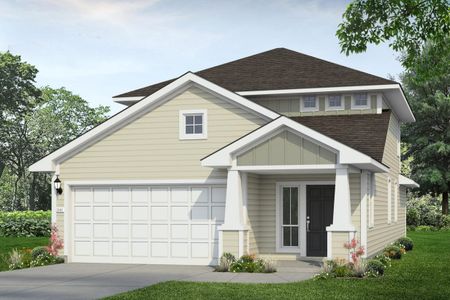 New construction Single-Family house 13408 Roughstock Wy, Mustang Ridge, TX 78610 plan Durango 2107 - image