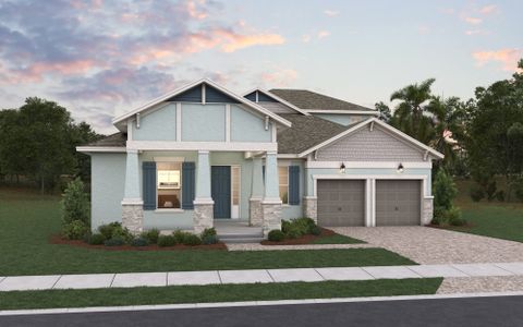 New construction Single-Family house 6267 Flowering Cherry Bnd, Winter Garden, FL 34787 plan Arlington With Bonus - image