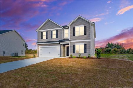 New construction Single-Family house 349 Ashley Heights Dr, Aberdeen, NC 28376 plan Greenville - image