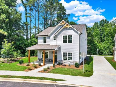 New construction Single-Family house 305 Creek Wood Park Drive, Ball Ground, GA 30107 Hudson- photo 0