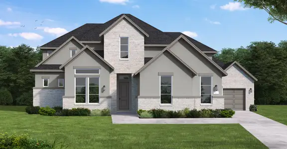 New construction Single-Family house 1656 Hosanna Grande Wy, Leander, TX 78641 plan Crane - image