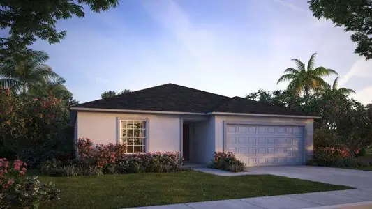 New construction Single-Family house 207 Sw Aubudon Ave, Port St. Lucie, FL 34984 plan The Violet - image