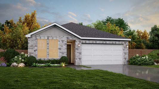 New construction Single-Family house 12914 Jeff Rnch, San Antonio, TX 78245 plan Garden View - image