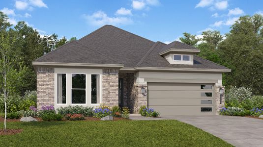 New construction Single-Family house 42103 Nokona Wy, Todd Mission, TX 77316 plan Hillwood - image